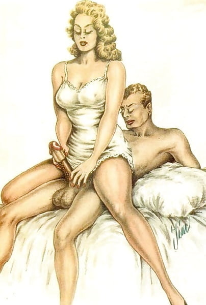 Dibujos eróticos clásicos - pero ¿quién es el artista?
 #103134696