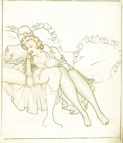 Dibujos eróticos clásicos - pero ¿quién es el artista?
 #103134728