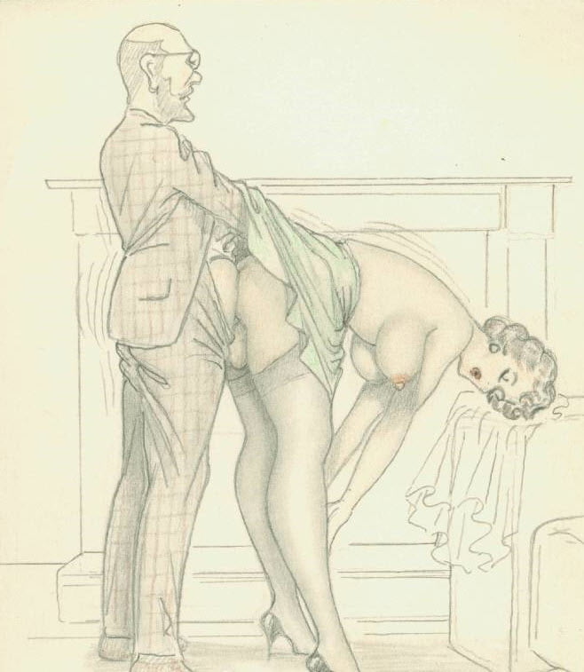 Dibujos eróticos clásicos - pero ¿quién es el artista?
 #103134791