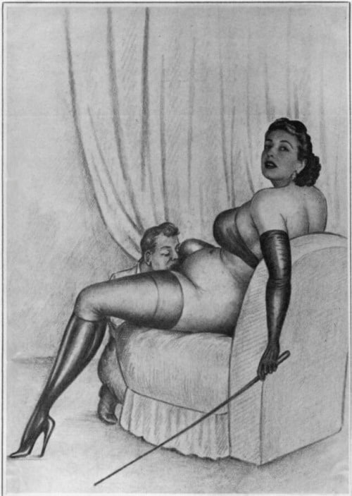 Dibujos eróticos clásicos - pero ¿quién es el artista?
 #103134876
