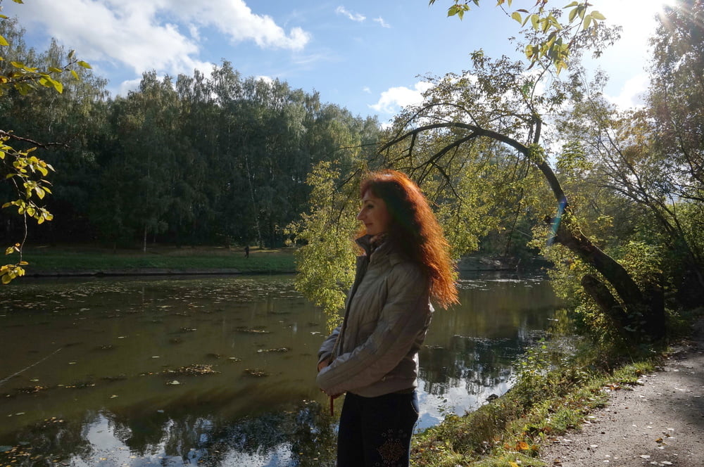 Autumn light on redhair #107173056