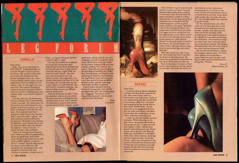 Leg Show Magazine (February 1992) #95564019
