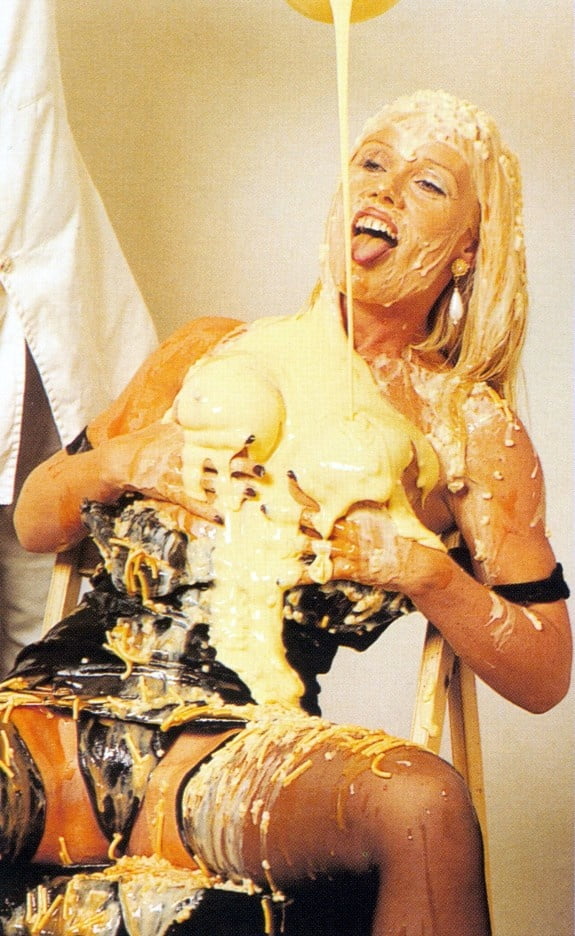 Messy girls covered in goo #95124599