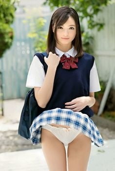 Japanese Schoolgirl Upskirt Panty #88367545