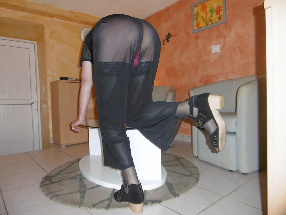 Transparent  with red bra and panties #106807000