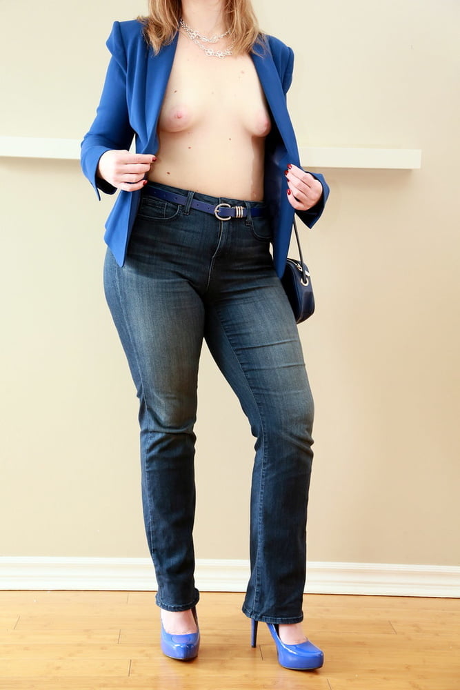 Hot Ladies in blue Jeans and Heels 2 #93993087