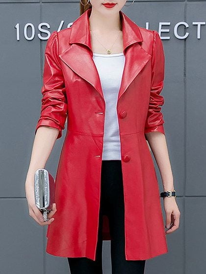 Manteau de cuir rouge 4 - par redbull18
 #102723936
