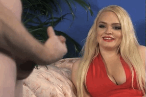 she loves watching him jerking (and teases) (gif edition) #89948220