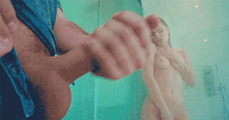 she loves watching him jerking (and teases) (gif edition) #89948254