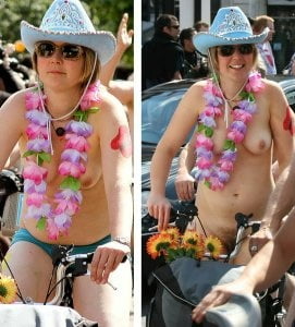 Mundial de la bicicleta desnuda 2012-2019 (parte 6) chica nerd y otros
 #89039965
