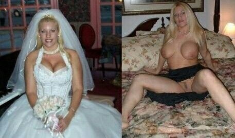 Amateur Brides dressed undressed #93437325