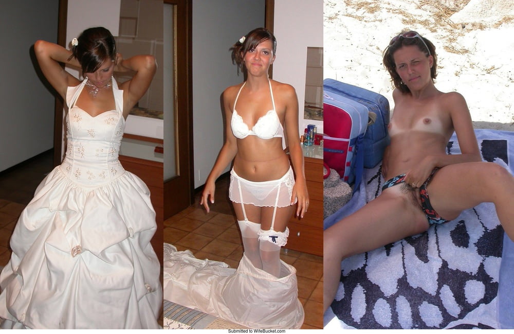 Amateur Brides dressed undressed #93437326