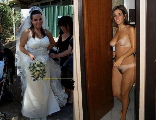 Amateur Brides dressed undressed #93437339