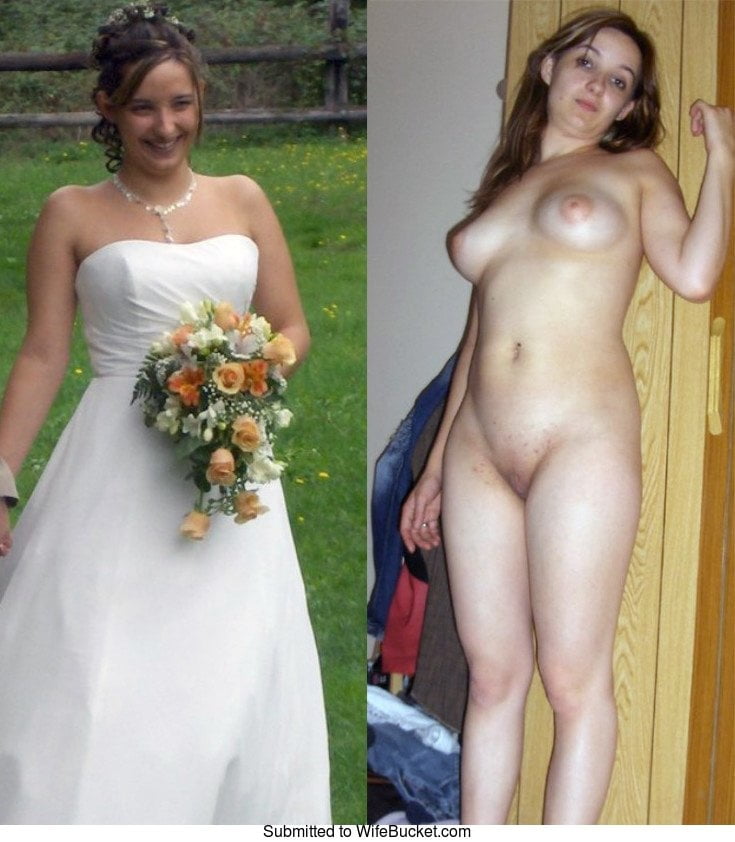 Amateur Brides dressed undressed #93437341