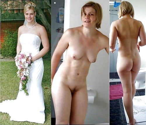 Amateur Brides dressed undressed #93437366