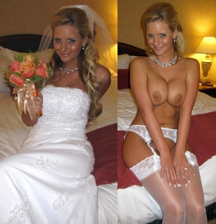 Amateur Brides dressed undressed #93437379