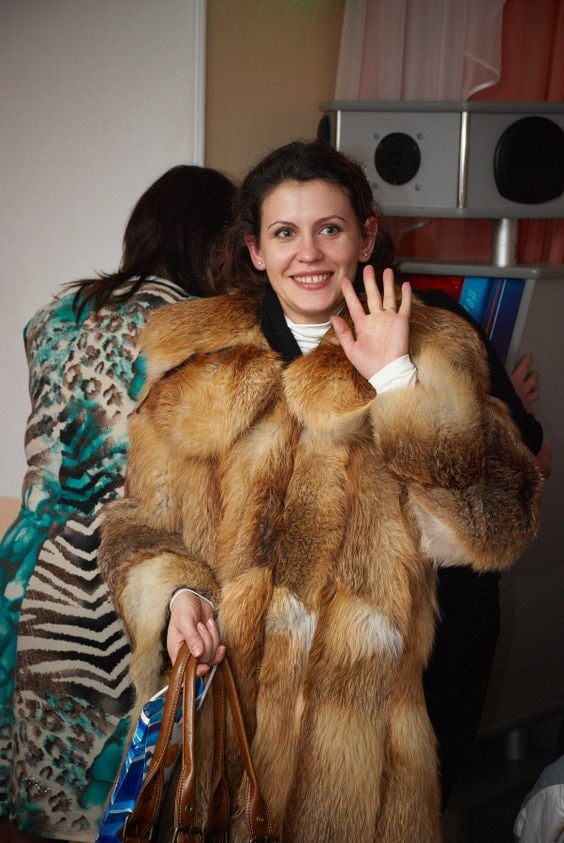 woman in fur coat 25 #96173428