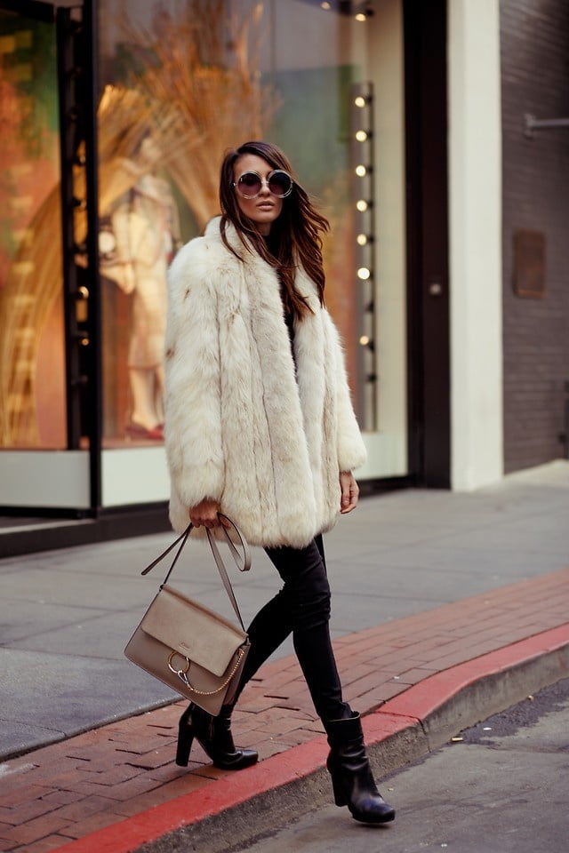 woman in fur coat 25 #96173530