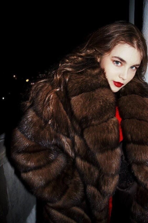 woman in fur coat 25 #96173566