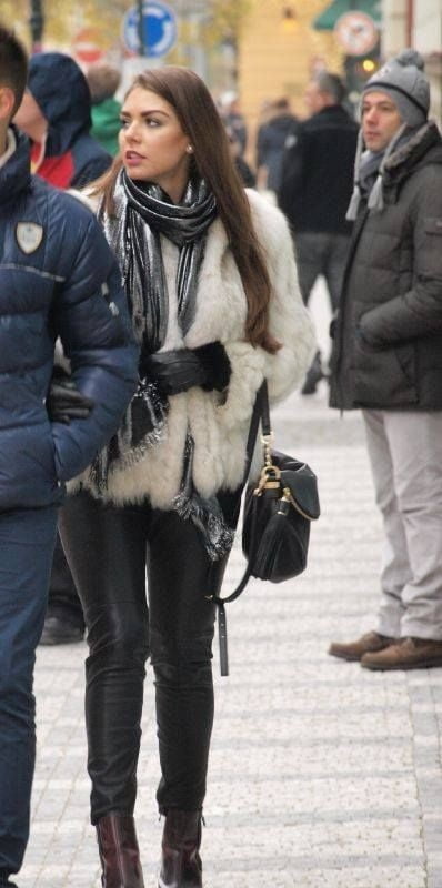 woman in fur coat 25 #96173574