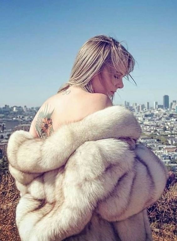 woman in fur coat 25 #96173606