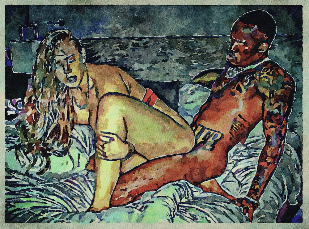 Erotic Digital Watercolor Art 4th July 2020 #91332387