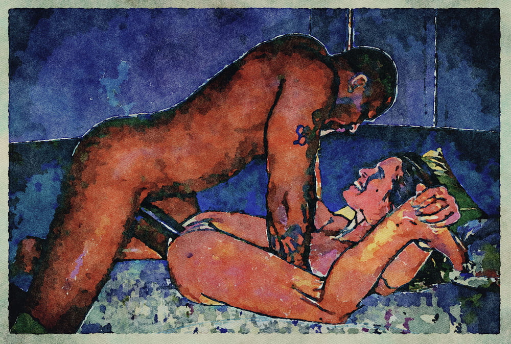 Erotic Digital Watercolor Art 4th July 2020 #91332723