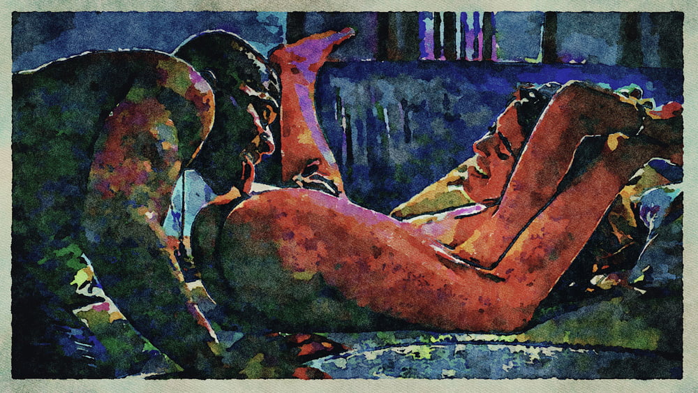 Erotic Digital Watercolor Art 4th July 2020 #91332726