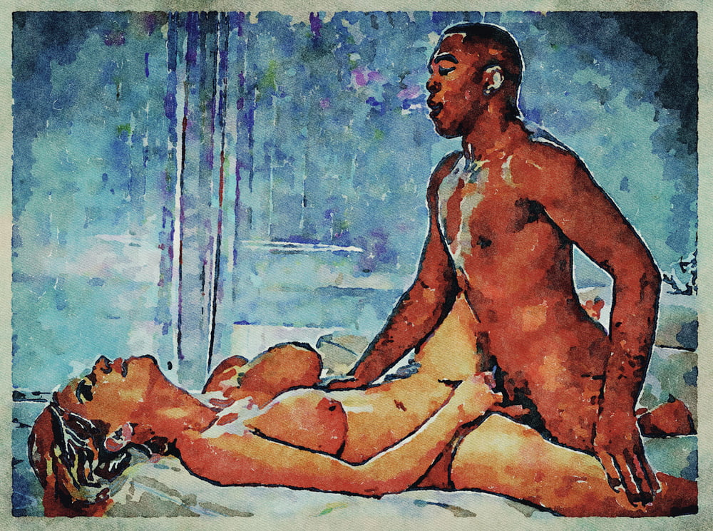 Erotic Digital Watercolor Art 4th July 2020 #91332811