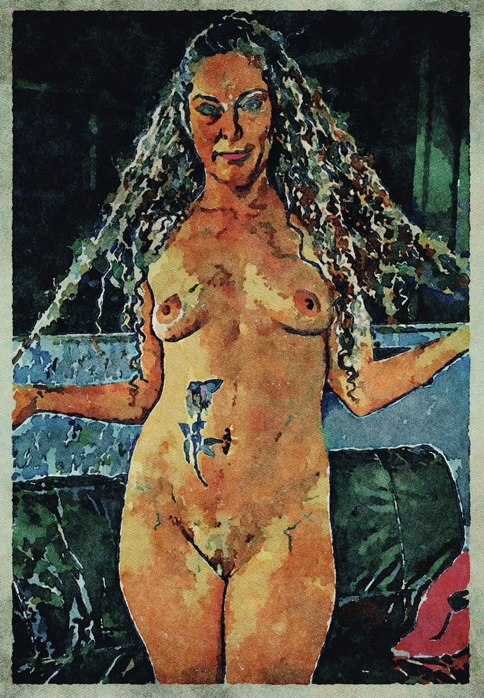 Erotic Digital Watercolor Art 4th July 2020 #91332849