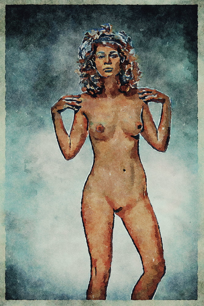 Erotic Digital Watercolor Art 4th July 2020 #91333118