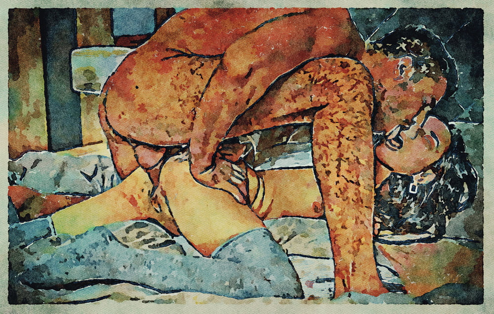 Erotic Digital Watercolor Art 4th July 2020 #91333133