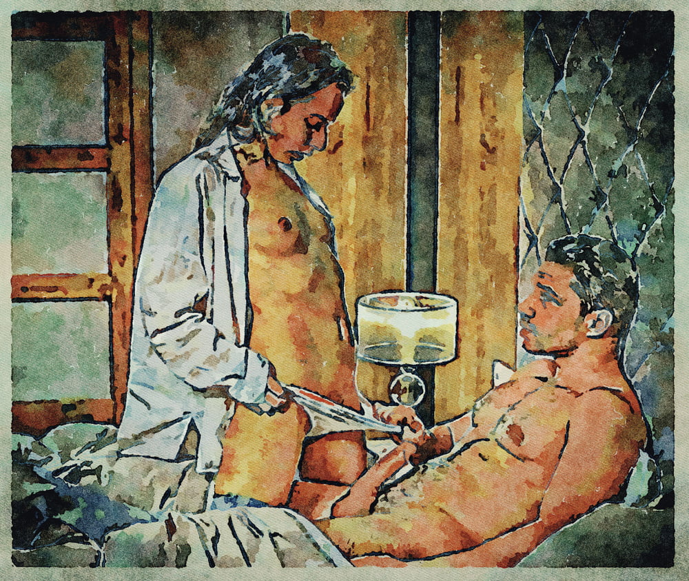 Erotic Digital Watercolor Art 4th July 2020 #91333162