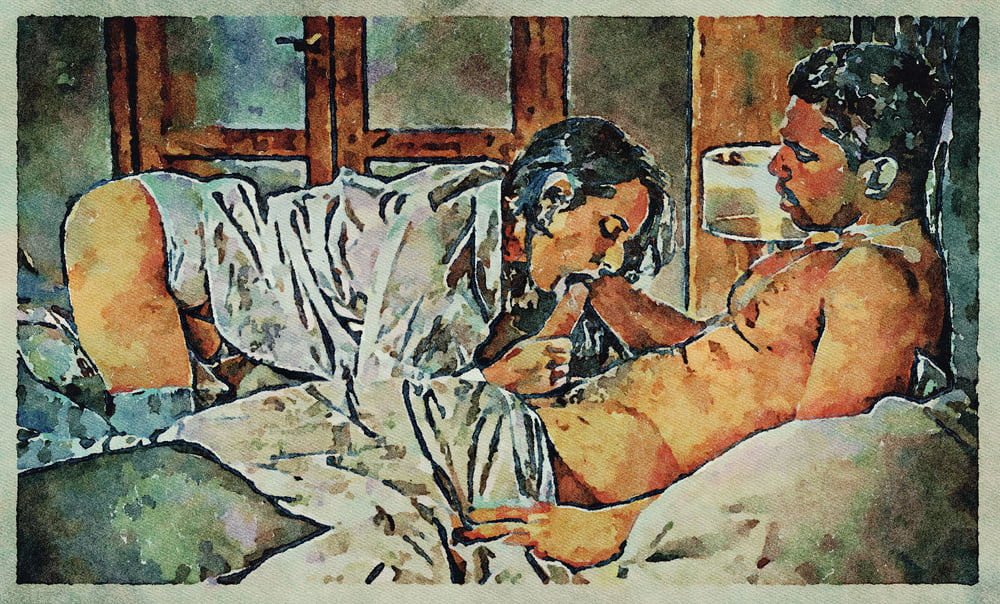 Erotic Digital Watercolor Art 4th July 2020 #91333166
