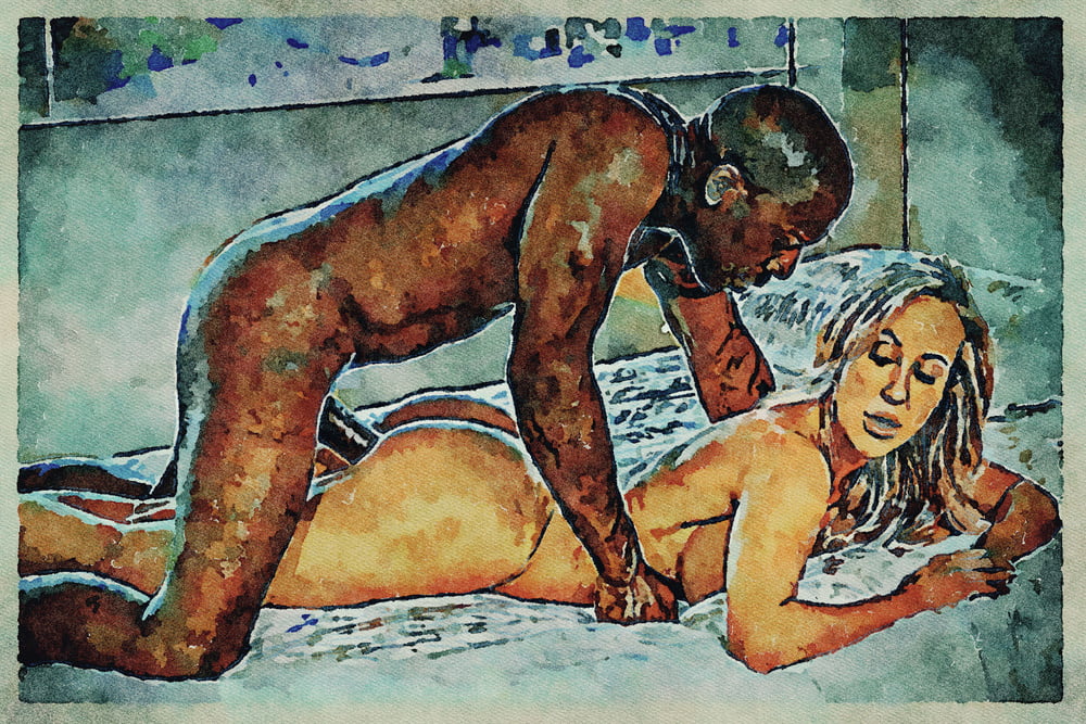 Erotic Digital Watercolor Art 4th July 2020 #91333219