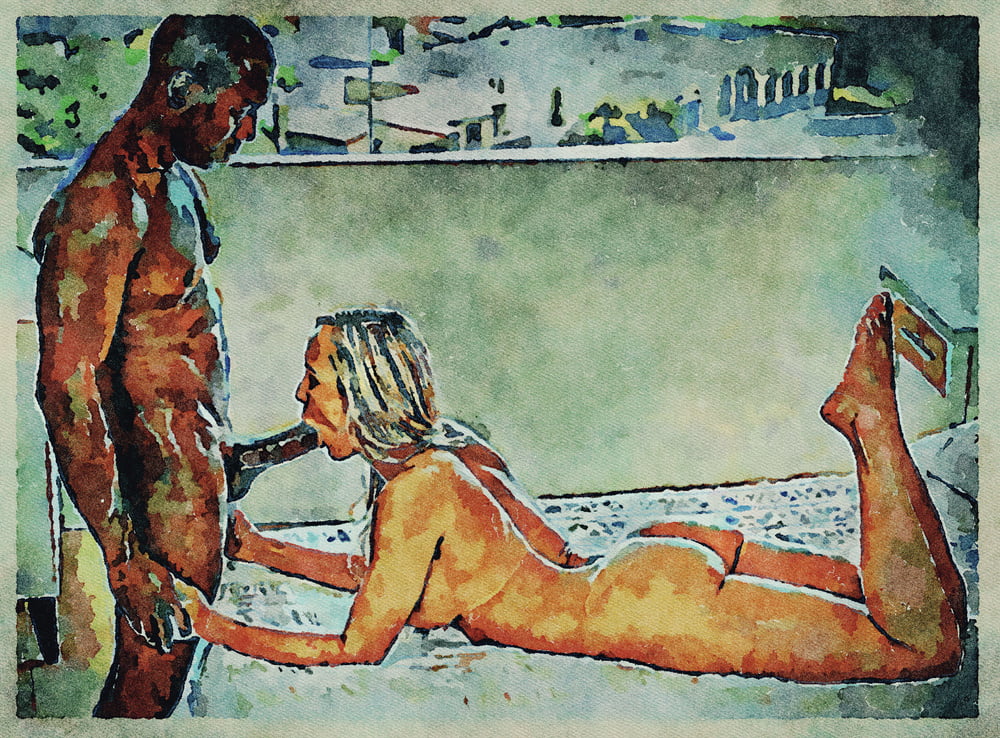 Erotic Digital Watercolor Art 4th July 2020 #91333226