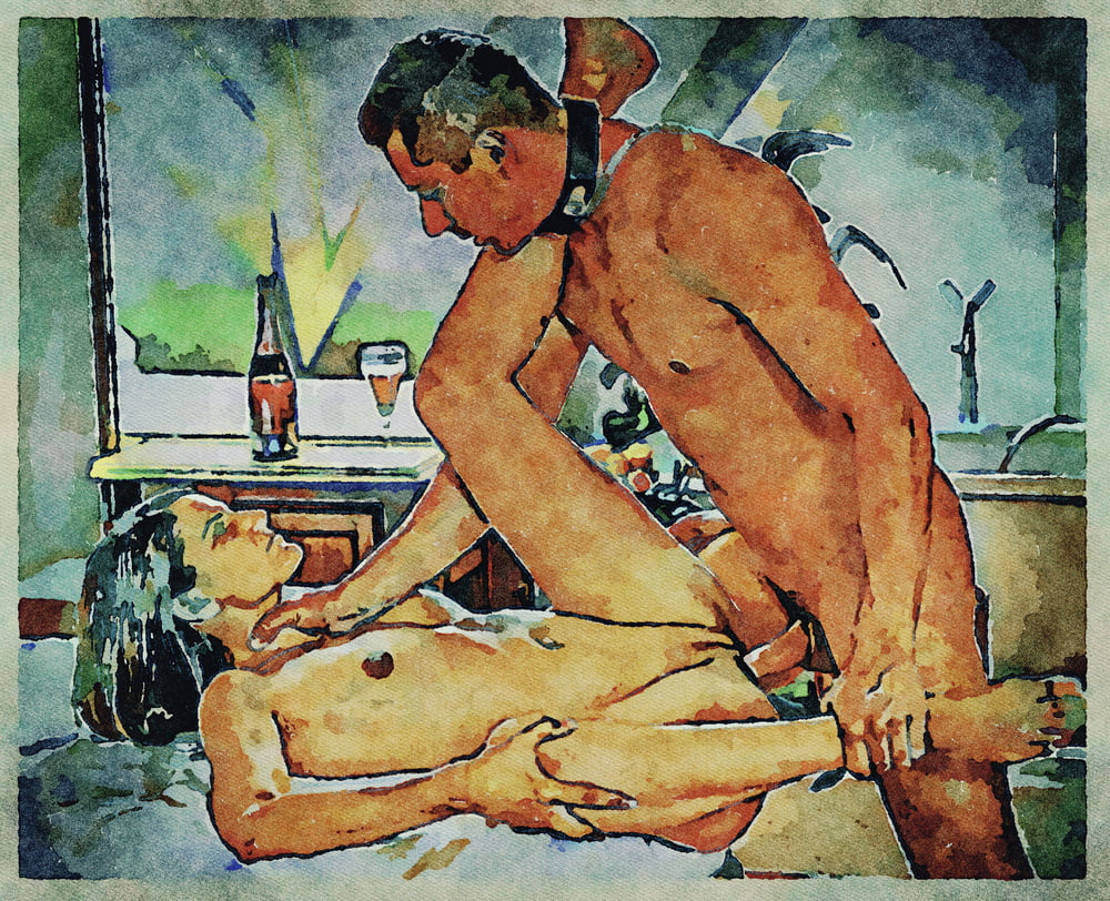 Erotic Digital Watercolor Art 4th July 2020 #91333321