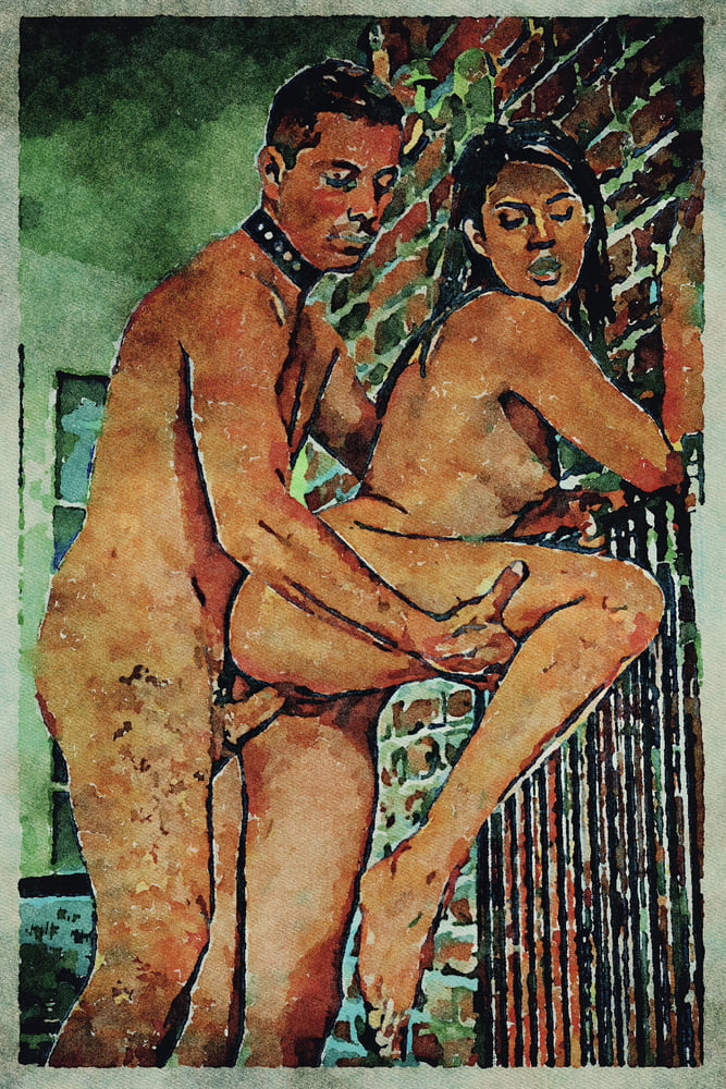 Erotic Digital Watercolor Art 4th July 2020 #91333325