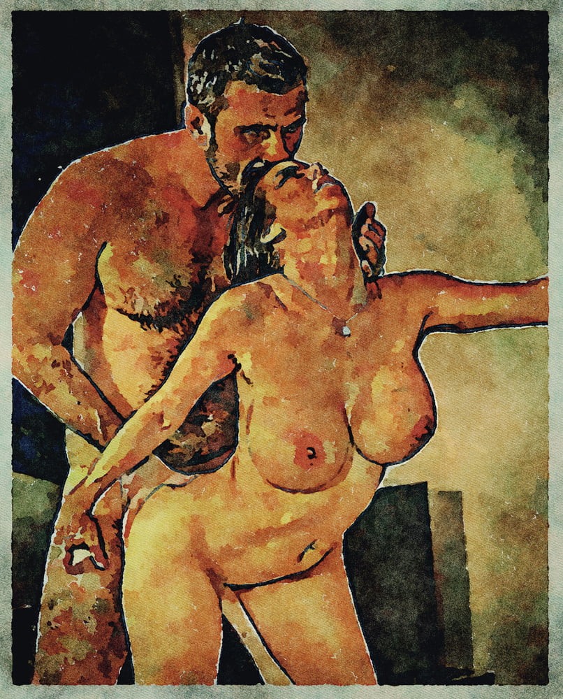 Erotic Digital Watercolor Art 4th July 2020 #91333342