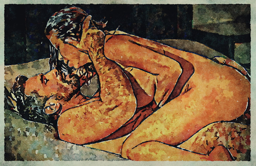 Erotic Digital Watercolor Art 4th July 2020 #91333344