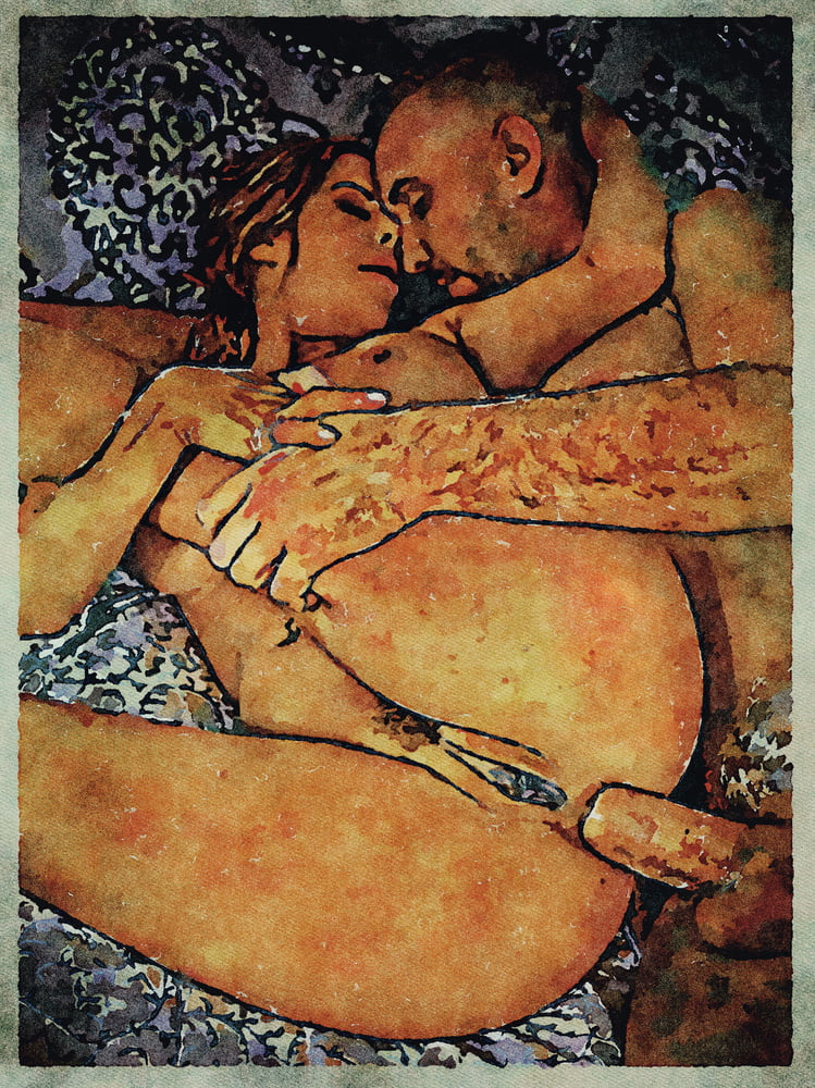 Erotic Digital Watercolor Art 4th July 2020 #91333358
