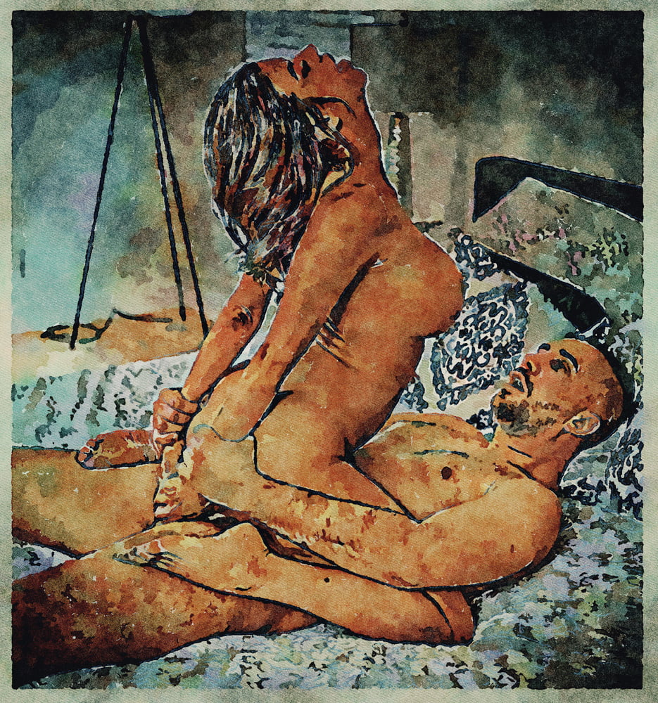 Erotic digital watercolor art 4 juillet 2020
 #91333360