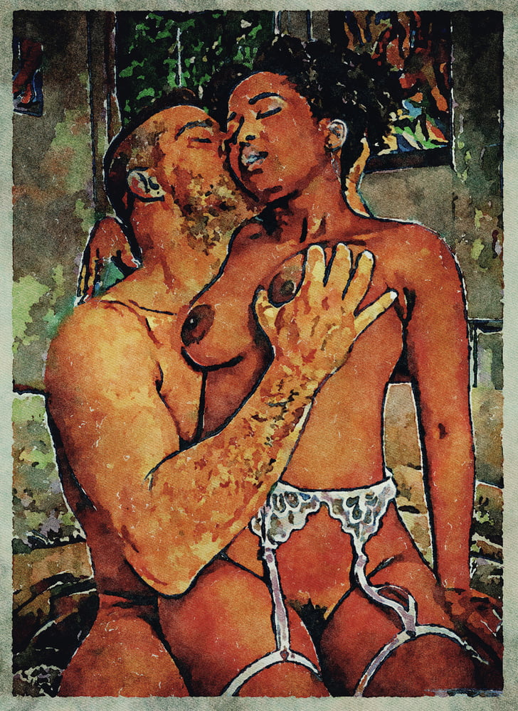 Erotic Digital Watercolor Art 4th July 2020 #91333383