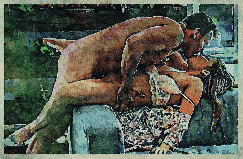 Erotic Digital Watercolor Art 4th July 2020 #91333397