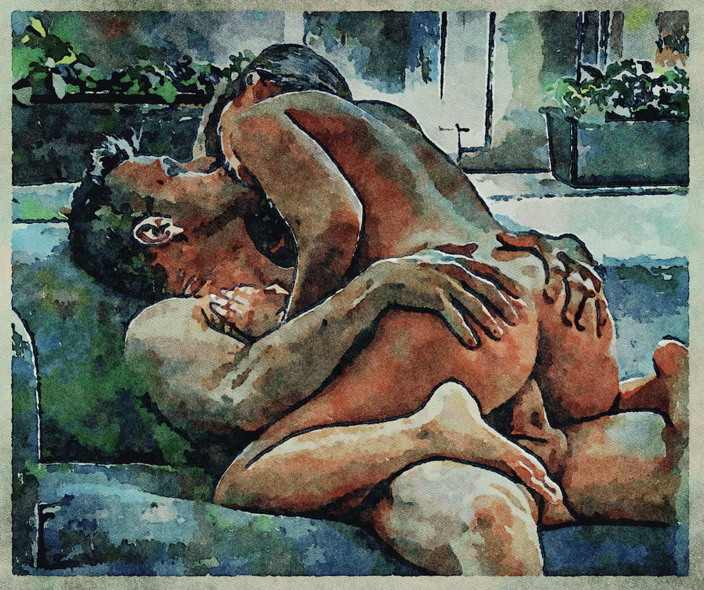 Erotic Digital Watercolor Art 4th July 2020 #91333414