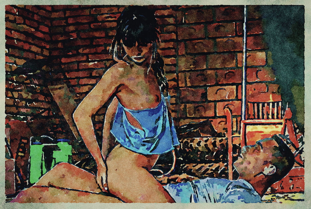 Erotic Digital Watercolor Art 4th July 2020 #91333424
