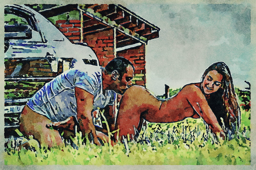 Erotic Digital Watercolor Art 4th July 2020 #91333442