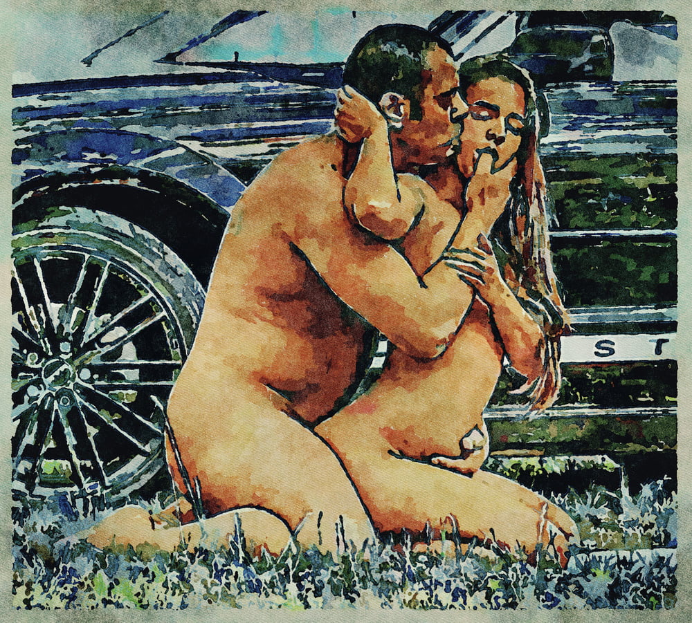 Erotic Digital Watercolor Art 4th July 2020 #91333453