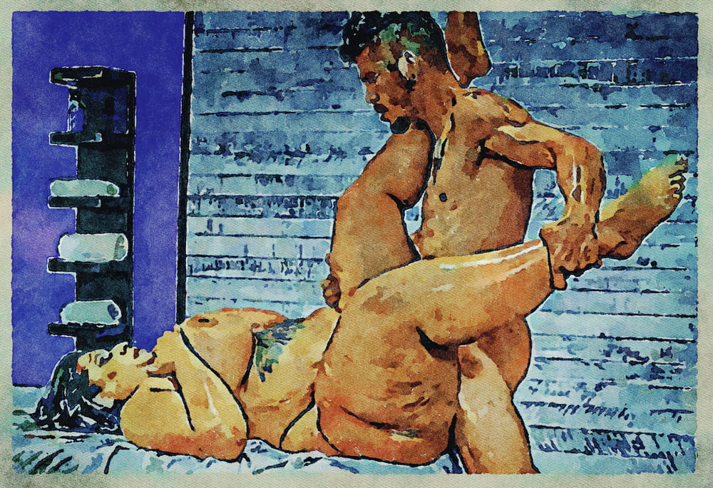 Erotic Digital Watercolor Art 4th July 2020 #91333479