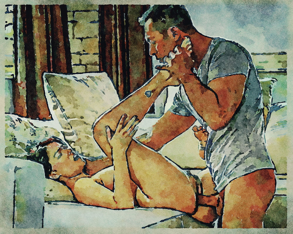 Erotic Digital Watercolor Art 4th July 2020 #91333489
